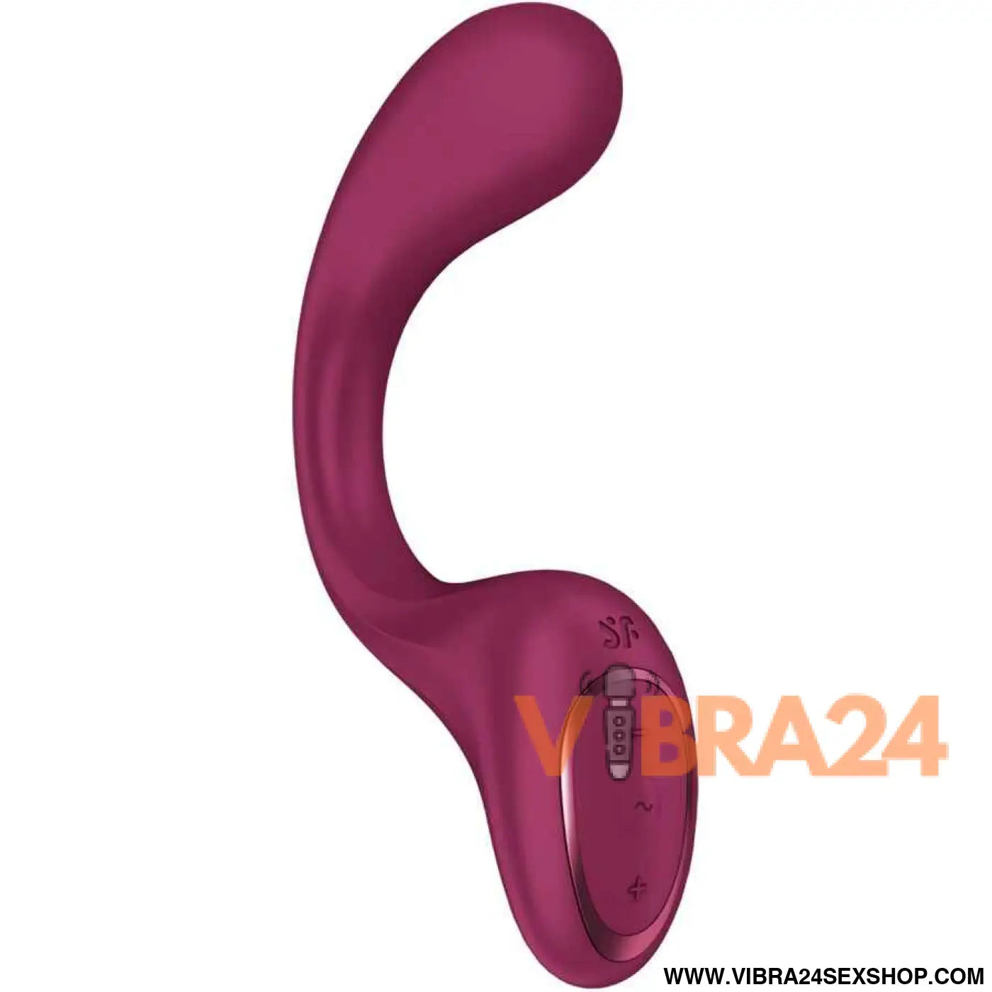 SATISFYER - G FOR GODDESS 2 RABBIT VIBRATOR BOTTLE BORDEAUX
