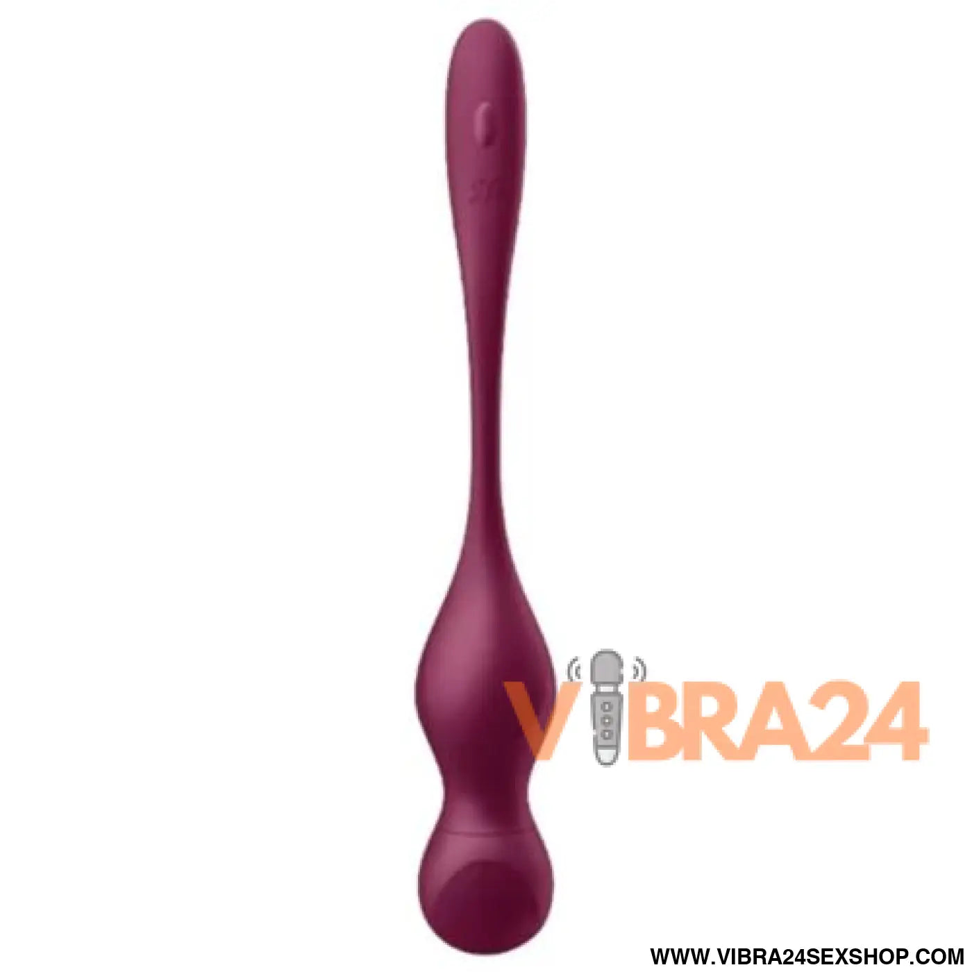 Satisfyer Love Birds: Bolas Vibratórias Satisfyer com Aplicativo Gratuito - Vinho Tinto - VIBRA24 SEXSHOP