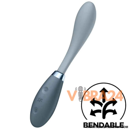SATISFYER - MULTI VIBRADOR G-SPOT FLEX 3 CINZA