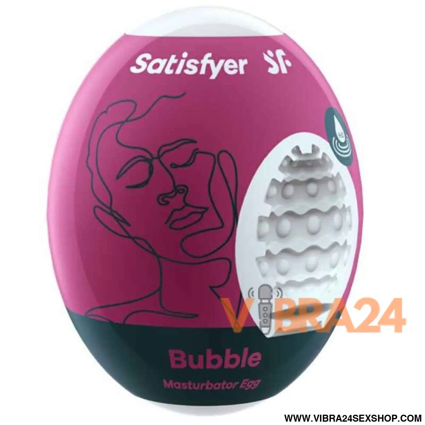 SATISFYER - OVO MASTURBADOR BUBBLE