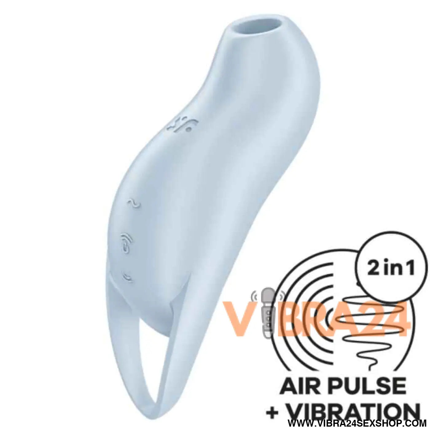 SATISFYER - POCKET PRO 1 ESTIMULADOR DE CLITÓRIS AZUL CLARO - VIBRA24 SEXSHOP