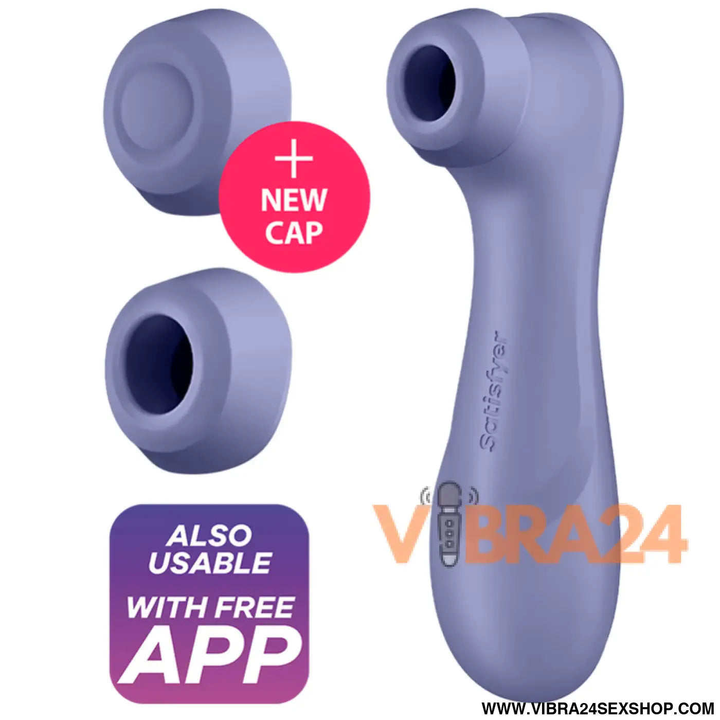 SATISFYER - PRO 2 GENERACIÓN 3 LILAC BLUETOOTH & APP - VIBRA24 SEXSHOP