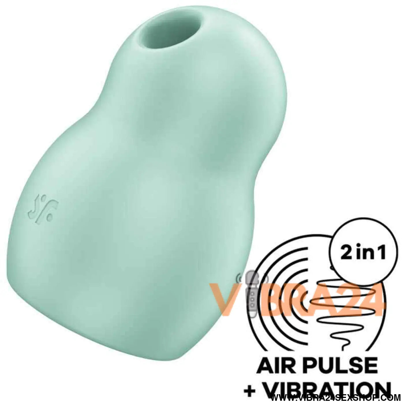 SATISFYER - PRO TO GO 1 ESTIMULADOR E VIBRADOR DE PULSO AR DUPLO VERDE