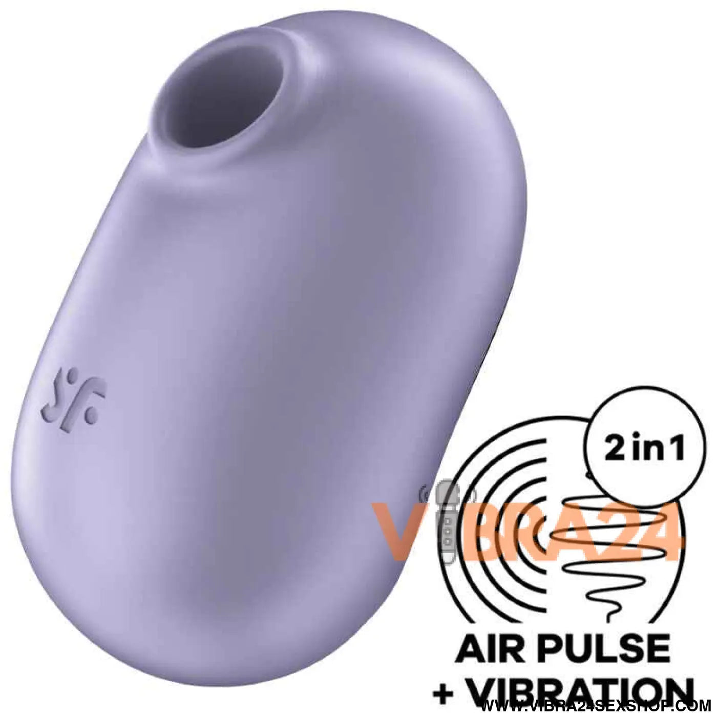 SATISFYER - PRO TO GO 2 ESTIMULADOR E VIBRADOR DE PULSO AR DUPLO VIOLETA