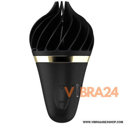 SATISFYER - SPINNATOR SWEET TREAT PRETO - VIBRA24 SEXSHOP