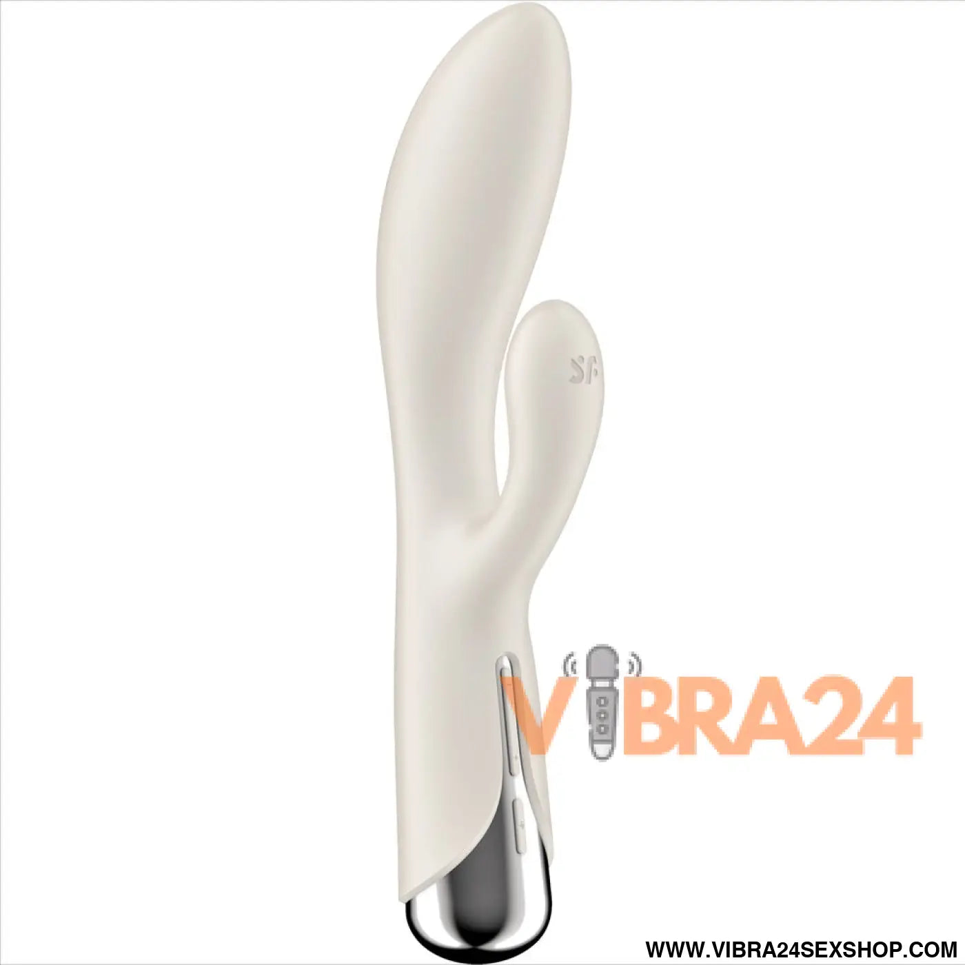 SATISFYER - SPINNING COELHO 1 CLITÓRIS E ESTIMULAO G-SPOT BEGE