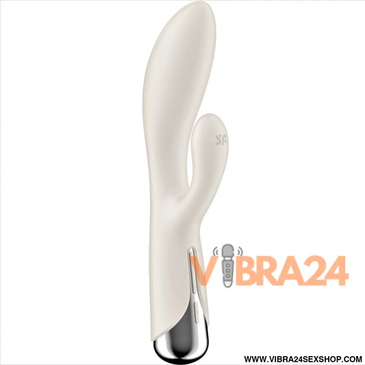 SATISFYER - SPINNING COELHO 1 CLITÓRIS E ESTIMULAO G-SPOT BEGE