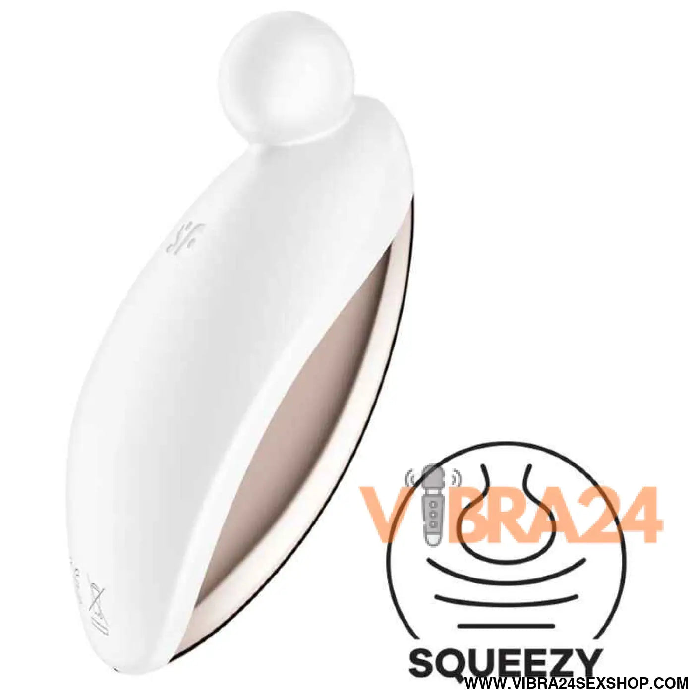 SATISFYER - SPOT ON 2 VIBRADOR LAY-ON BRANCO