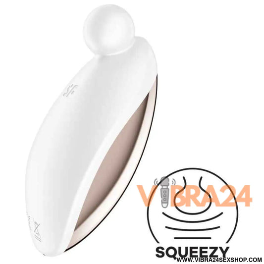 SATISFYER - SPOT ON 2 VIBRADOR LAY-ON BRANCO