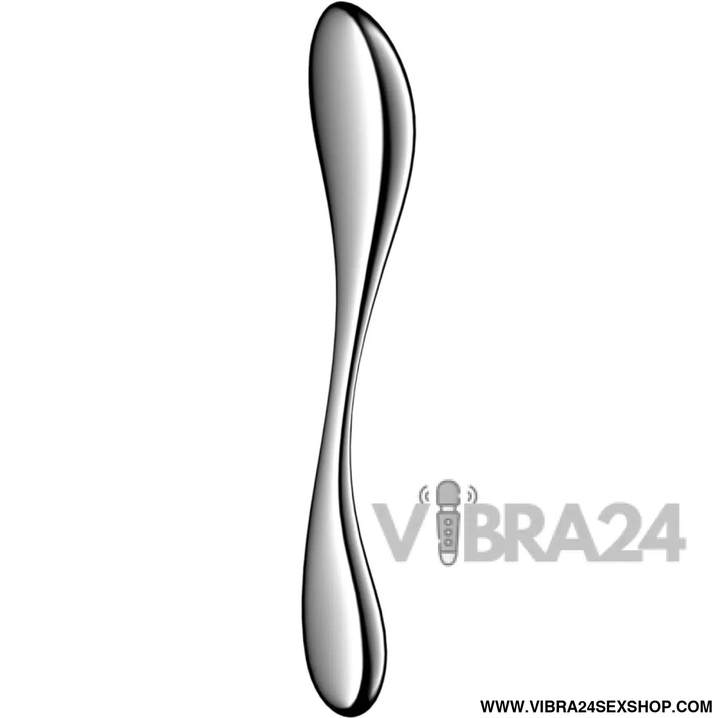 SATISFYER - STAR FORCE 3 DILDO DE AÇO INOXIDÁVEL COM DUAS EXTREMIDADES