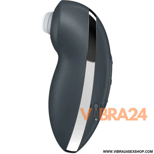 SATISFYER - TAP & CLIMAX 2 VIBRADOR E ESTIMULADOR CINZA