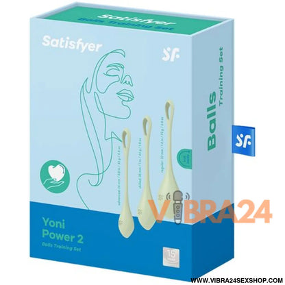 Satisfyer - Treino Yoni Eficiente com Conjunto Yoni Power 2 Verde para um Treino Yoni Satisfyer Ideal - VIBRA24 SEXSHOP