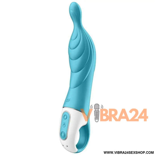 SATISFYER - VIBRADOR AMAZING 2 ASPOT TURQUESA