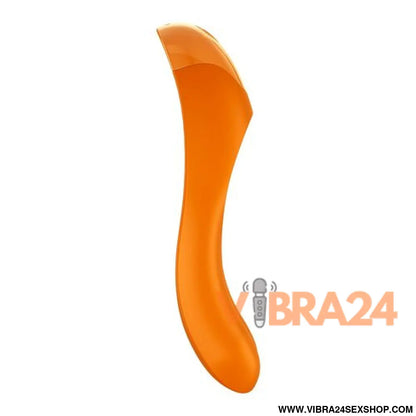 Satisfyer Vibrador de Dedo Laranja Candy Cane para Prazer Intenso
