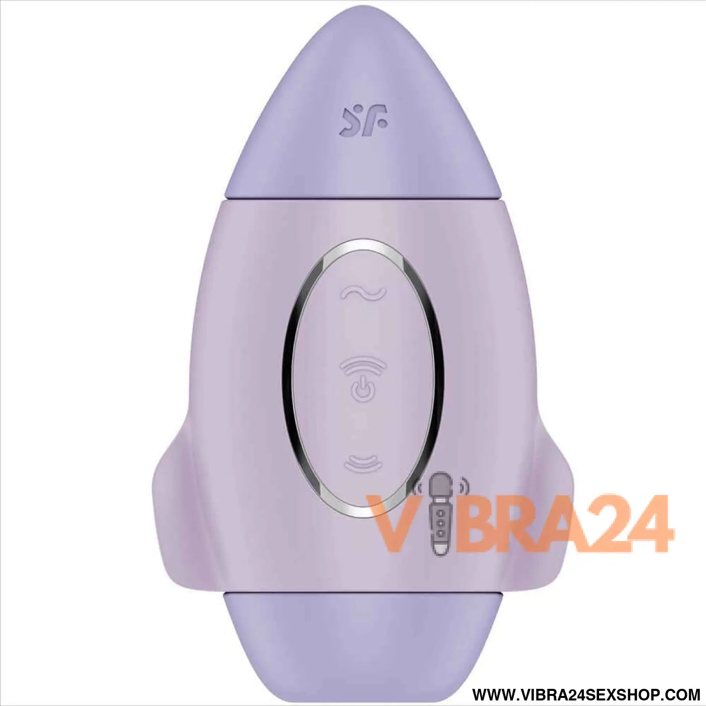 SATISFYER - VIBRADOR DE IMPULSO DUPLO PEQUENO LILAC MISSION CONTROL