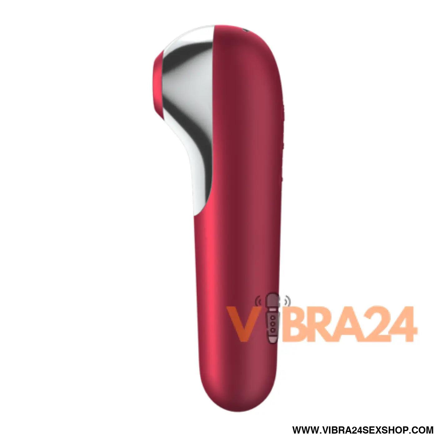 SATISFYER - Vibrador e Sugador de Clitóris Dual Love com Ar Pulsado Vermelho