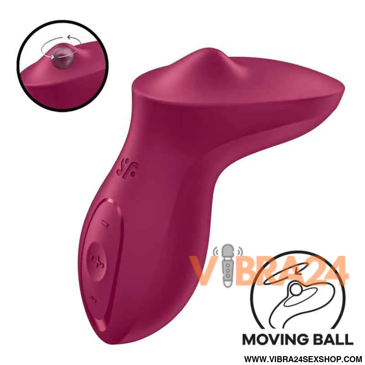 SATISFYER - VIBRADOR EXCITERRR LAY-ON CLITÓRIS FÚCSIA