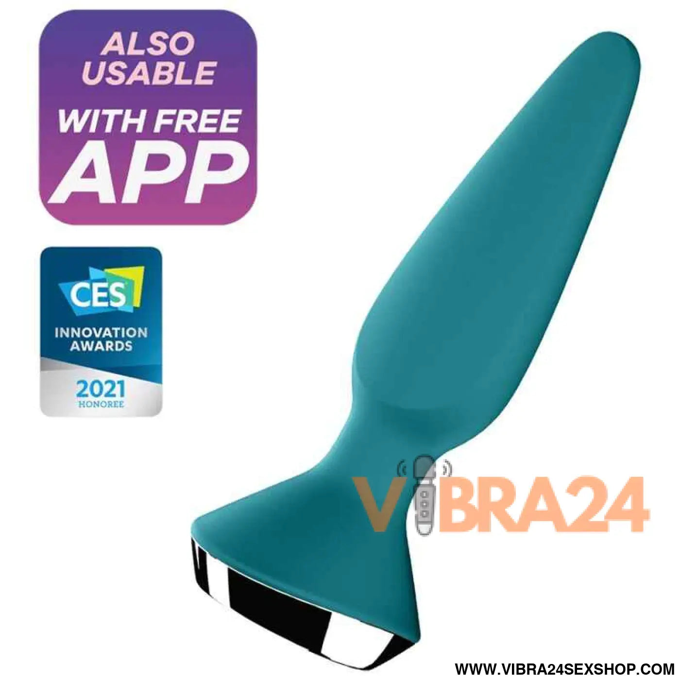 SATISFYER - VIBRADOR PLUG ILICIOUS 2 VERDE