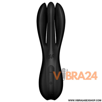 Satisfyer Vibrador Threesome 2 Preto - O Prazer Triplo que Você Merece