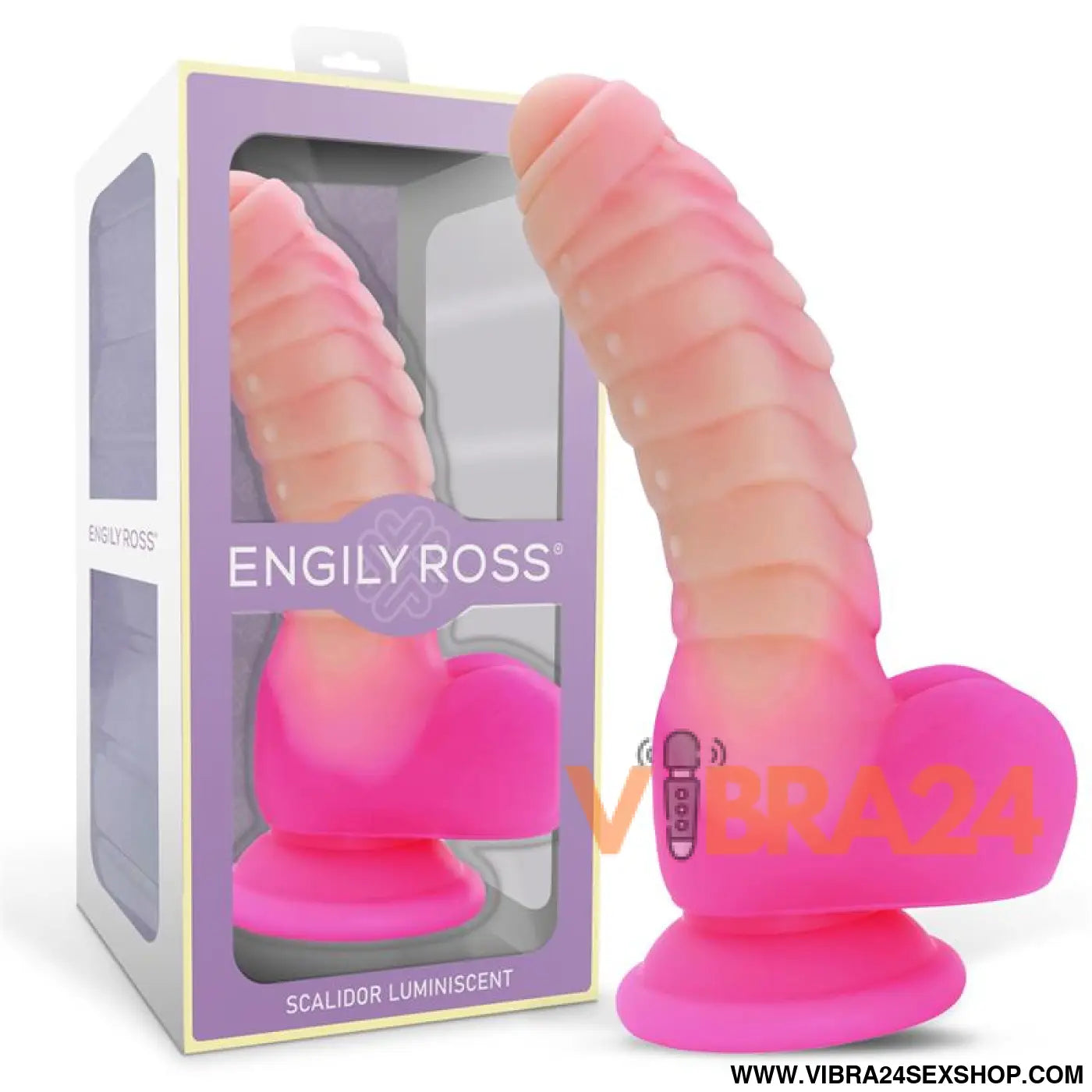 Scalidor Luminiscent Unicorn Liquid Silicone Dildo 18 cm