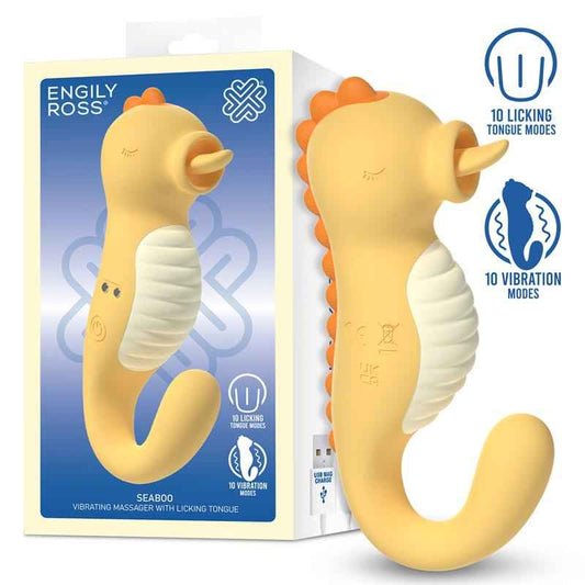 Seaboo Massager with Vibration and Licking Tongue