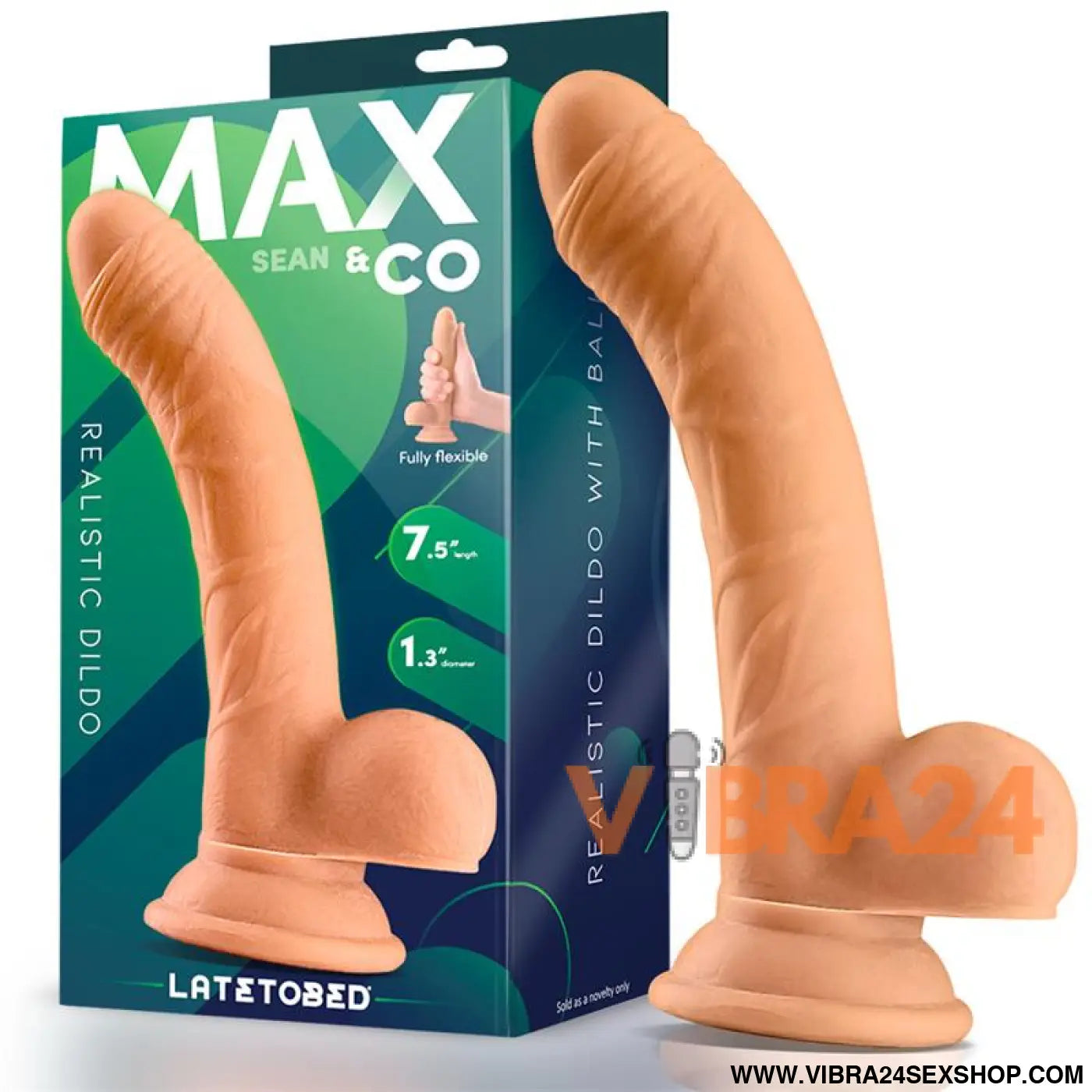 Sean Realistic Dildowith Testicles 7.5 Flesh