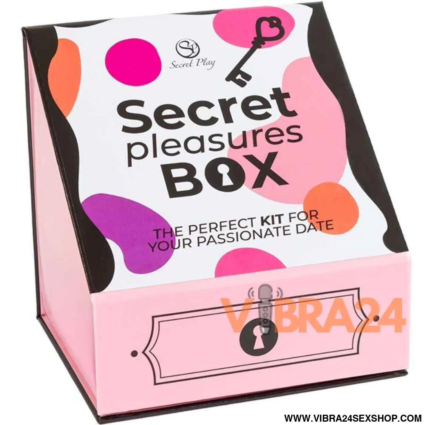 SECRET PLAY - CAIXA DE PRAZERES PARA CASAIS: DADOS + VIBRATÓRIO BALA + CANETA PENA