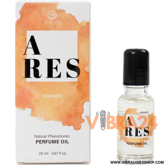 SECRETPLAY - ARES PERFUME NATURAL FEROMONAS EM ÓLEO PARA HOMENS 20 ML