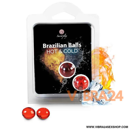 SECRETPLAY - BOLAS BRASILEIRAS EFEITO CALOR E FRIO 2 UNIDADES