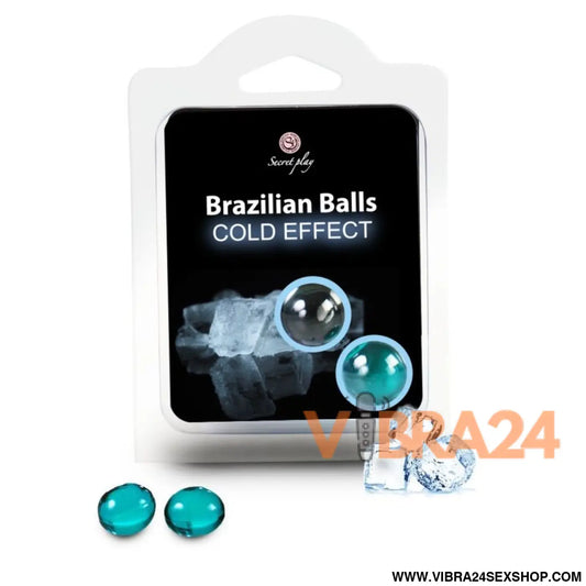 SECRETPLAY - BOLAS BRASILEIRAS EFEITO FRIO 2 UNIDADES