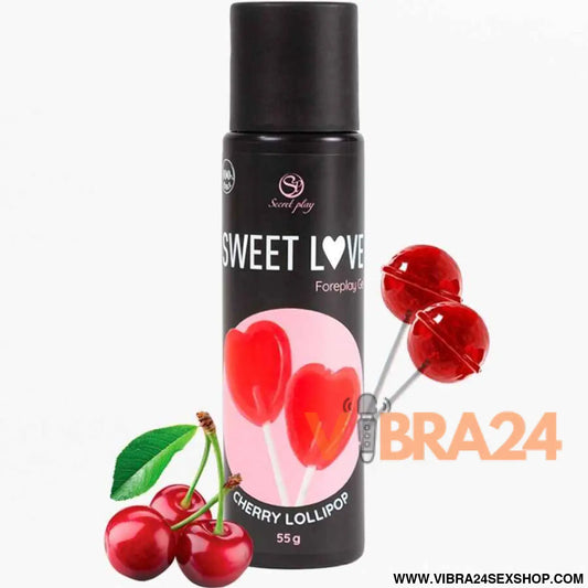SECRETPLAY - GEL CHERRY LOLLIPOP DOCE AMOR 60 ML