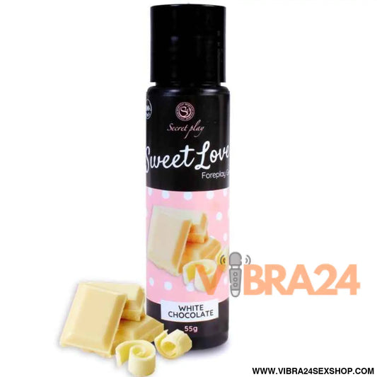 SECRETPLAY - GEL DOCE AMOR CHOCOLATE BRANCO 60 ML