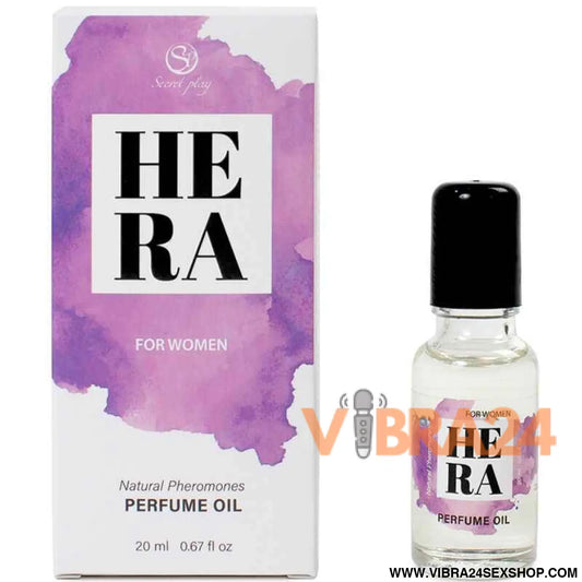 SECRETPLAY - HERA PERFUME NATURAL FEROMONAS EM ÓLEO PARA MULHERES 20 ML