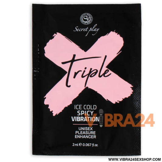SECRETPLAY - INTENSIFICADOR DE DOSE ÚNICA TRIPLO X PRAZER