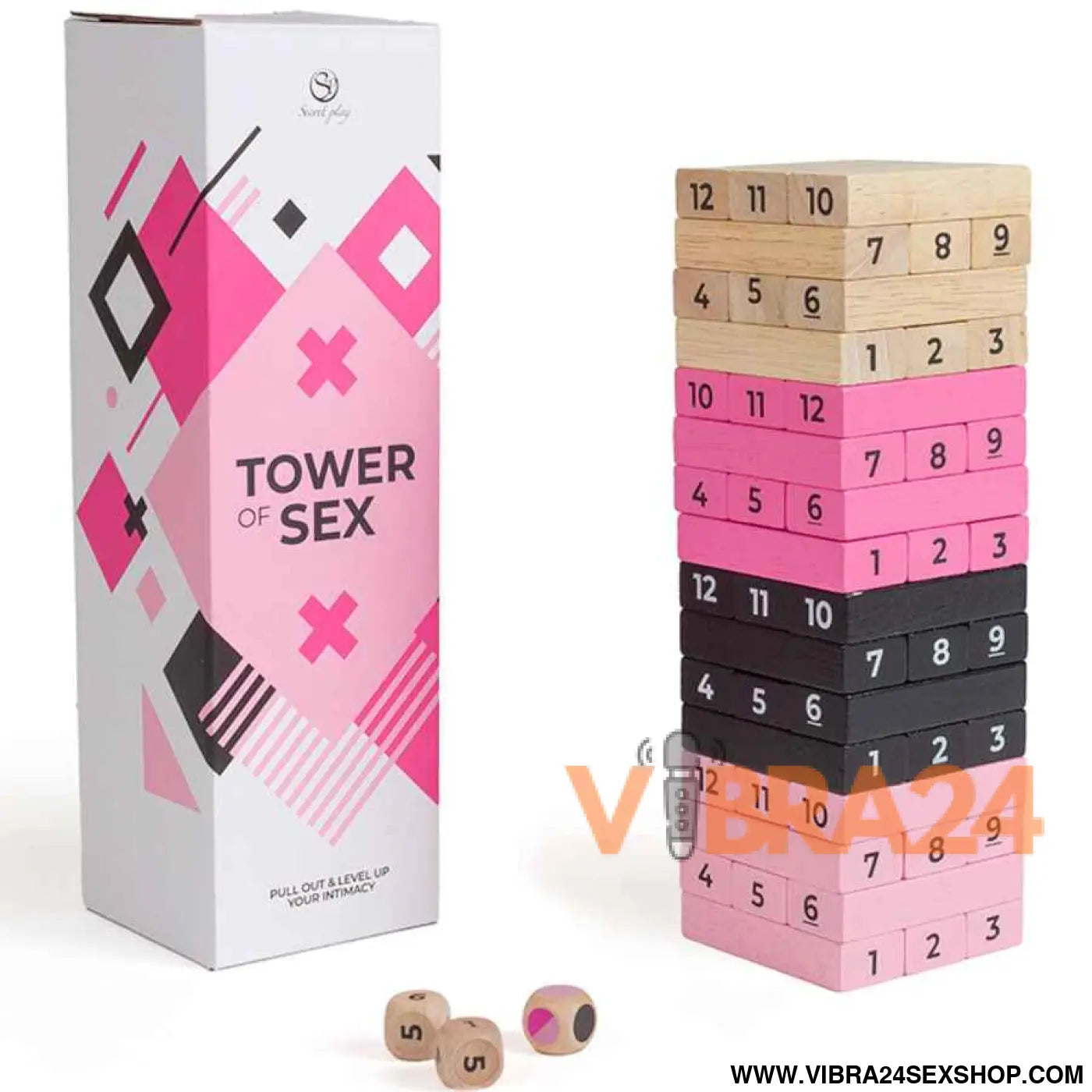 SECRETPLAY - JOGO DE MADEIRA TORRE DO SEXO