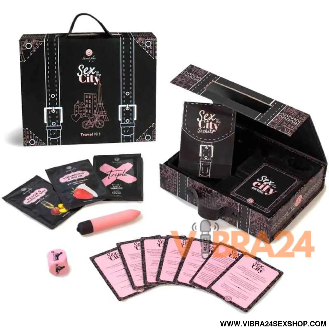 SECRETPLAY - KIT DE VIAGEM SEXO NA CIDADE (ES/EN/DE/FR/NL/PT)