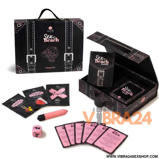 SECRETPLAY - KIT DE VIAGEM SEXO NA PRAIA (ES/EN/DE/FR/NL/PT)