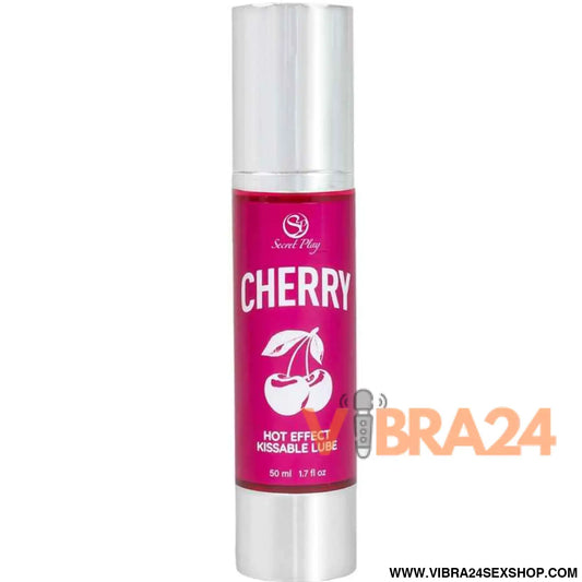 SECRETPLAY - LUBRIFICANTE AQUECEDOR DE CEREJA 50 ML