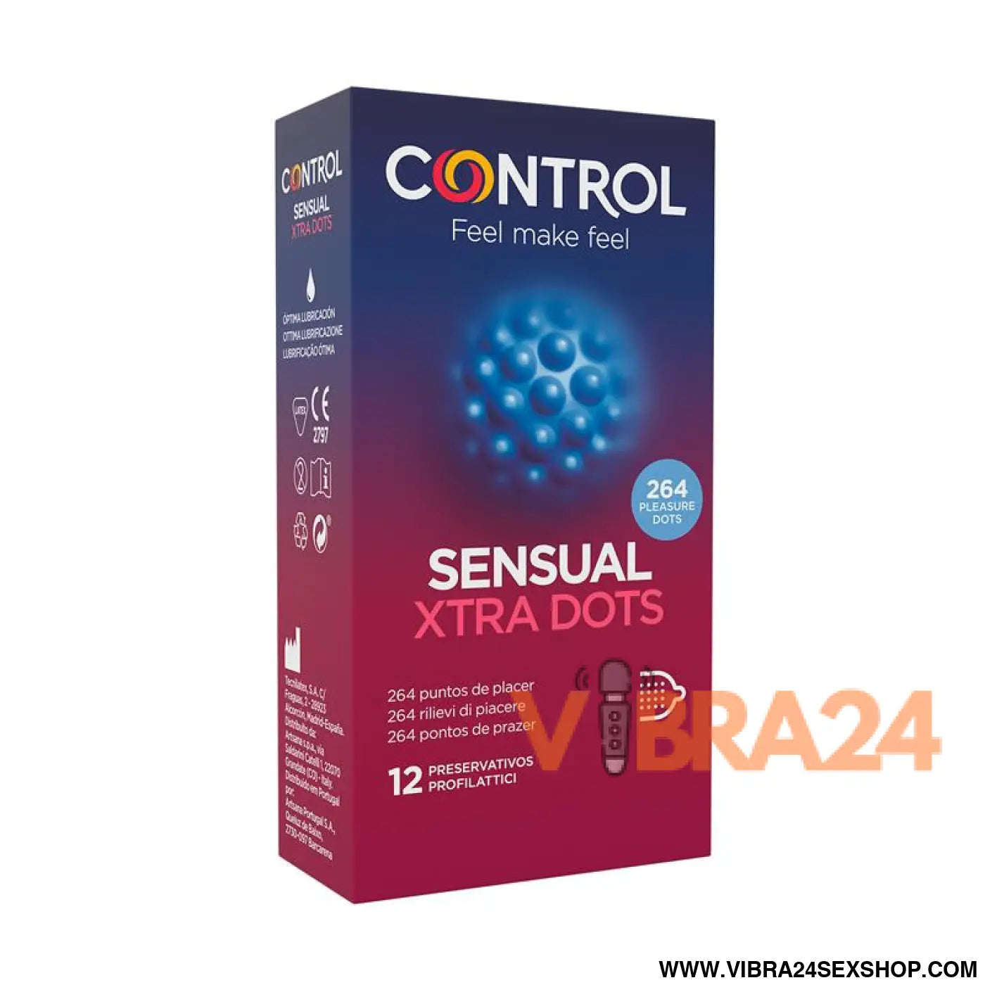 Sensual Xtra Dots 12 uds