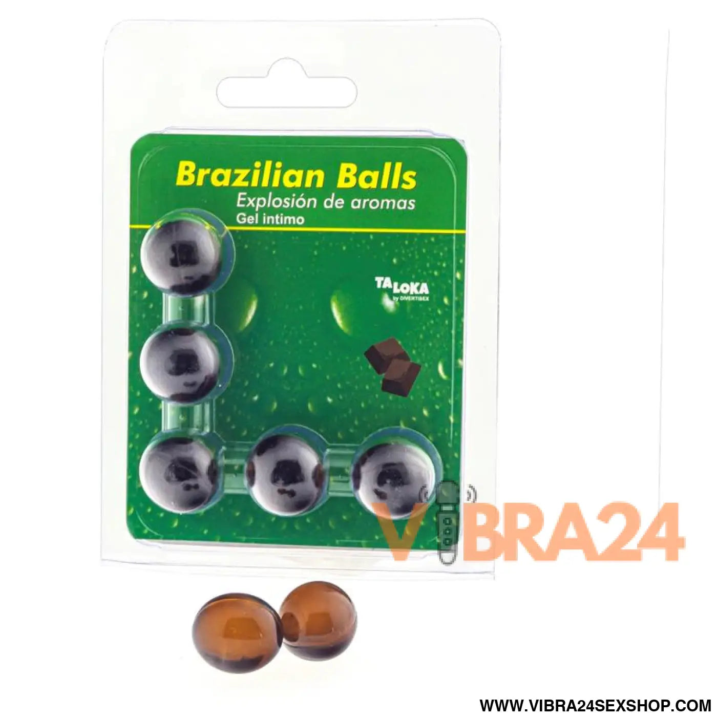 Set 5 Brazilian Balls Chocolate Flavor