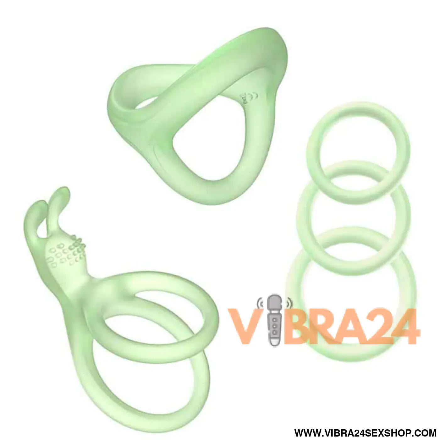 Set of Penis Ring Glow in the dark