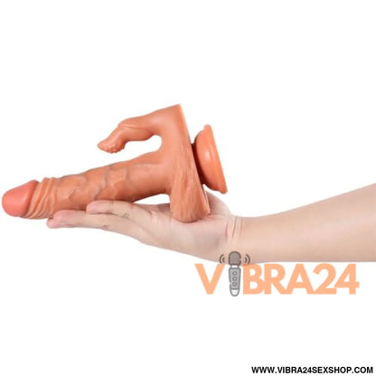 SHEQU - Estimulador de Dildo com Controle Remoto Julian 16 cm e Vibração