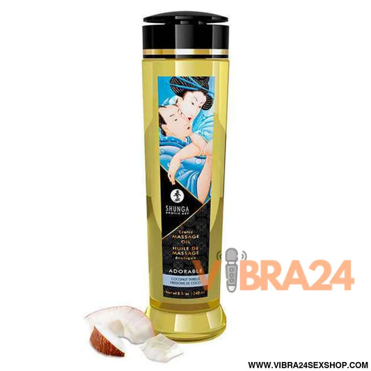 SHUNGA - ADORÁVEL ÓLEO DE MASSAGEM ERÓTICA 240 ML