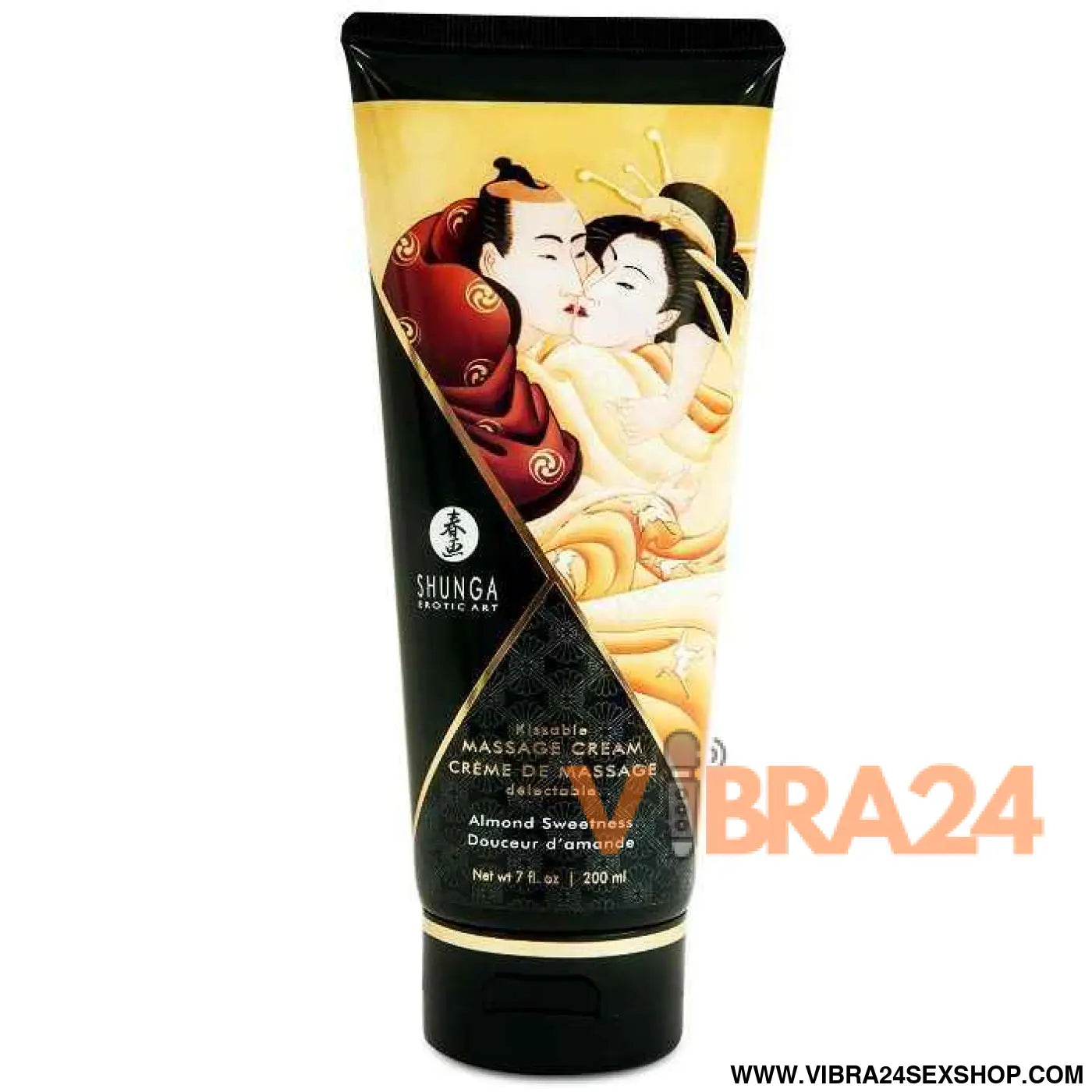 SHUNGA - CREME DE MASSAGEM AMÊNDOA DOCE 200 ML