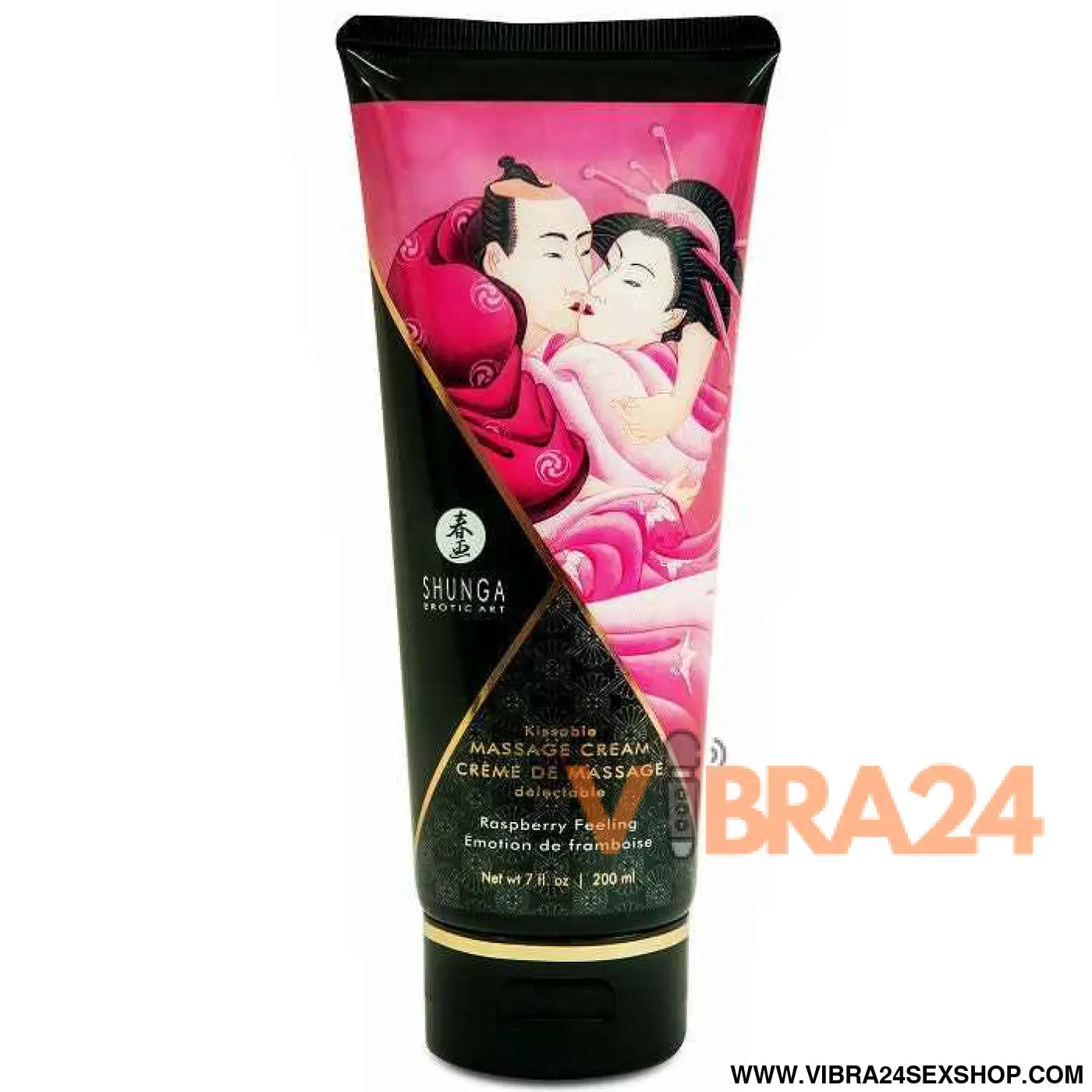 SHUNGA - CREME DE MASSAGEM FRAMBOESA 200 ML