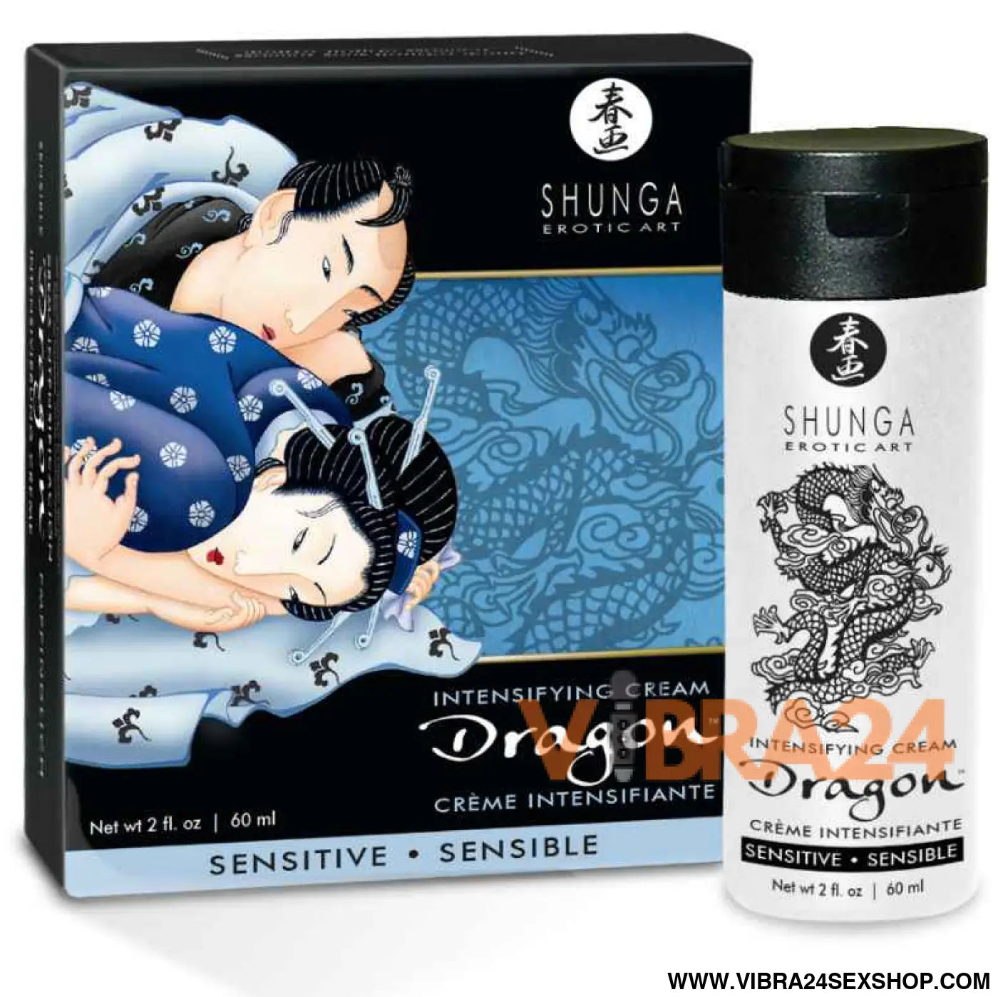 SHUNGA - CREME SENSÍVEL A DRAGÃO PARA CASAIS