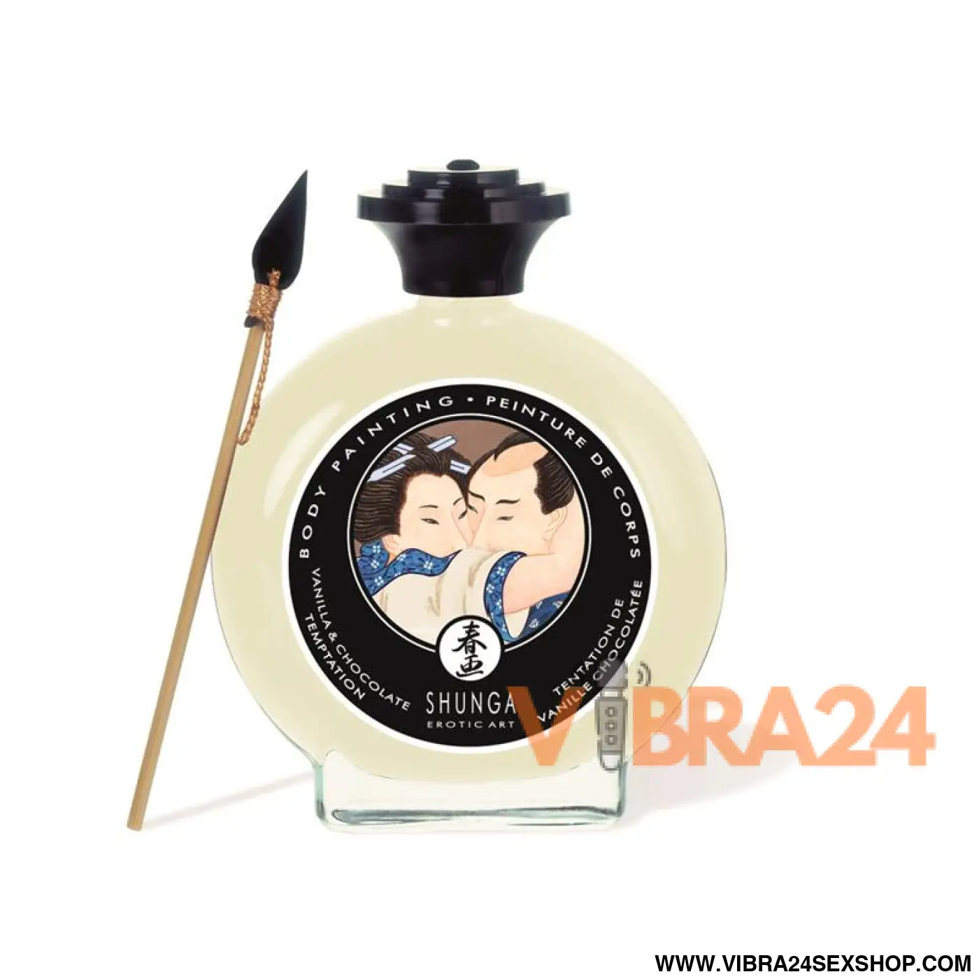 Shunga Kisable Body Paint White Chocolate and Vanilla Flavor