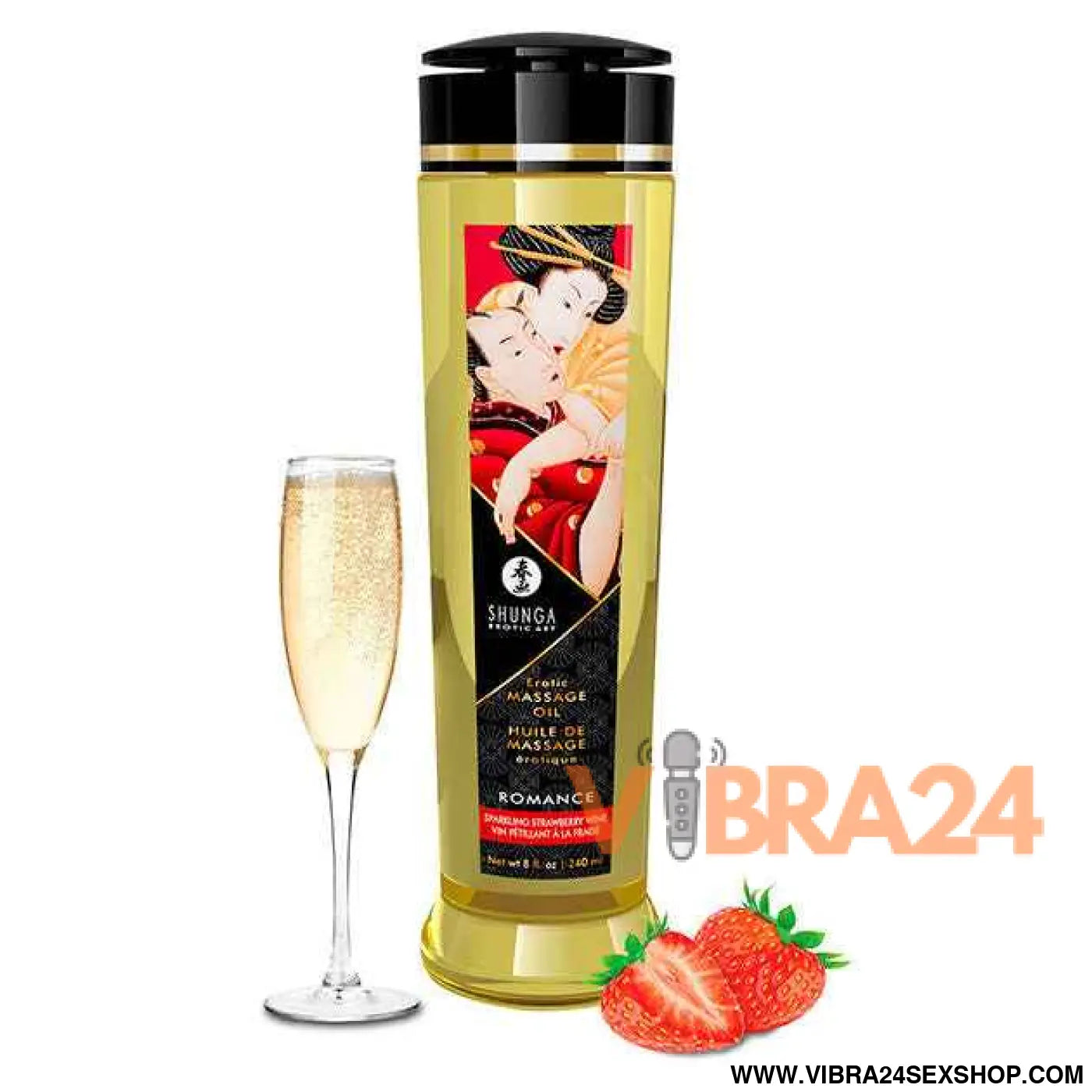 SHUNGA - ÓLEO DE MASSAGEM ROMANCE ERÓTICO 240 ML