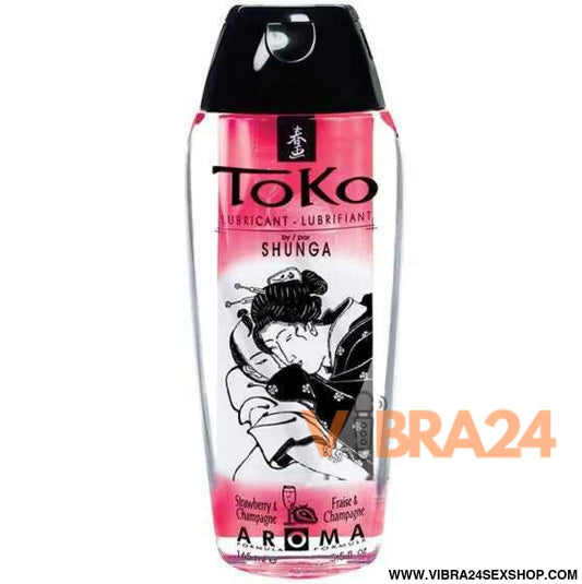 SHUNGA - TOKO AROMA LUBRIFICANTE DE MORANGO E CHAMPANHE
