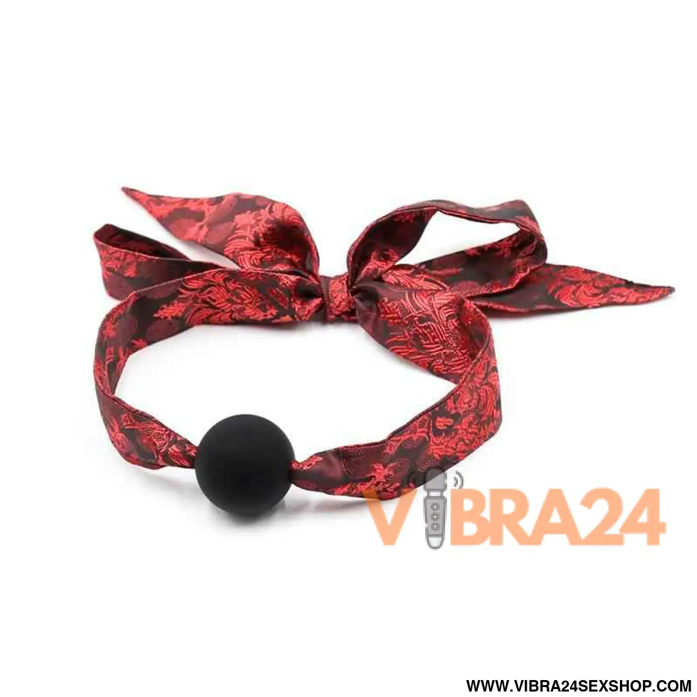 Silicone Ball Gag Red/Black